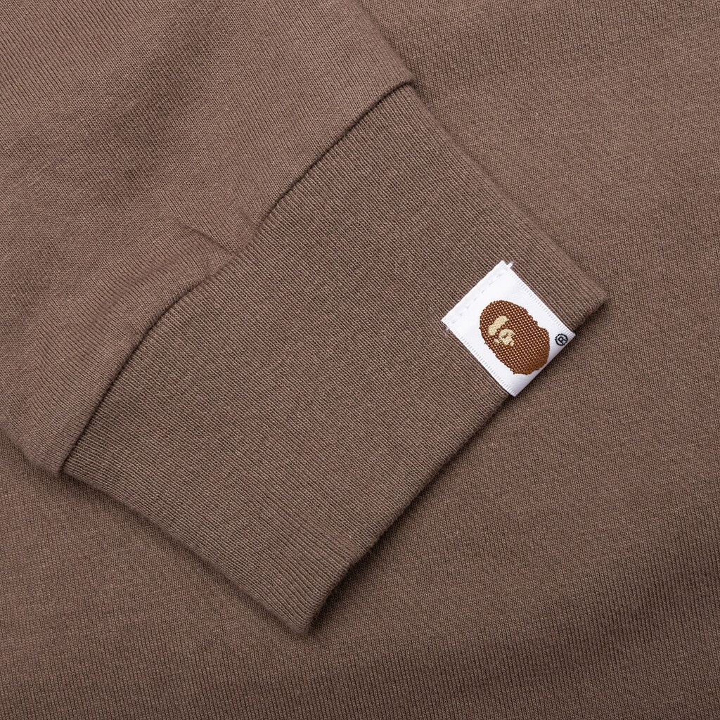 BY BATHING APE L/S TEE - BROWN - 4