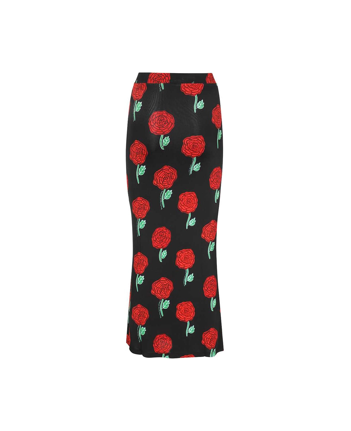 Floral Print Skirt - 2