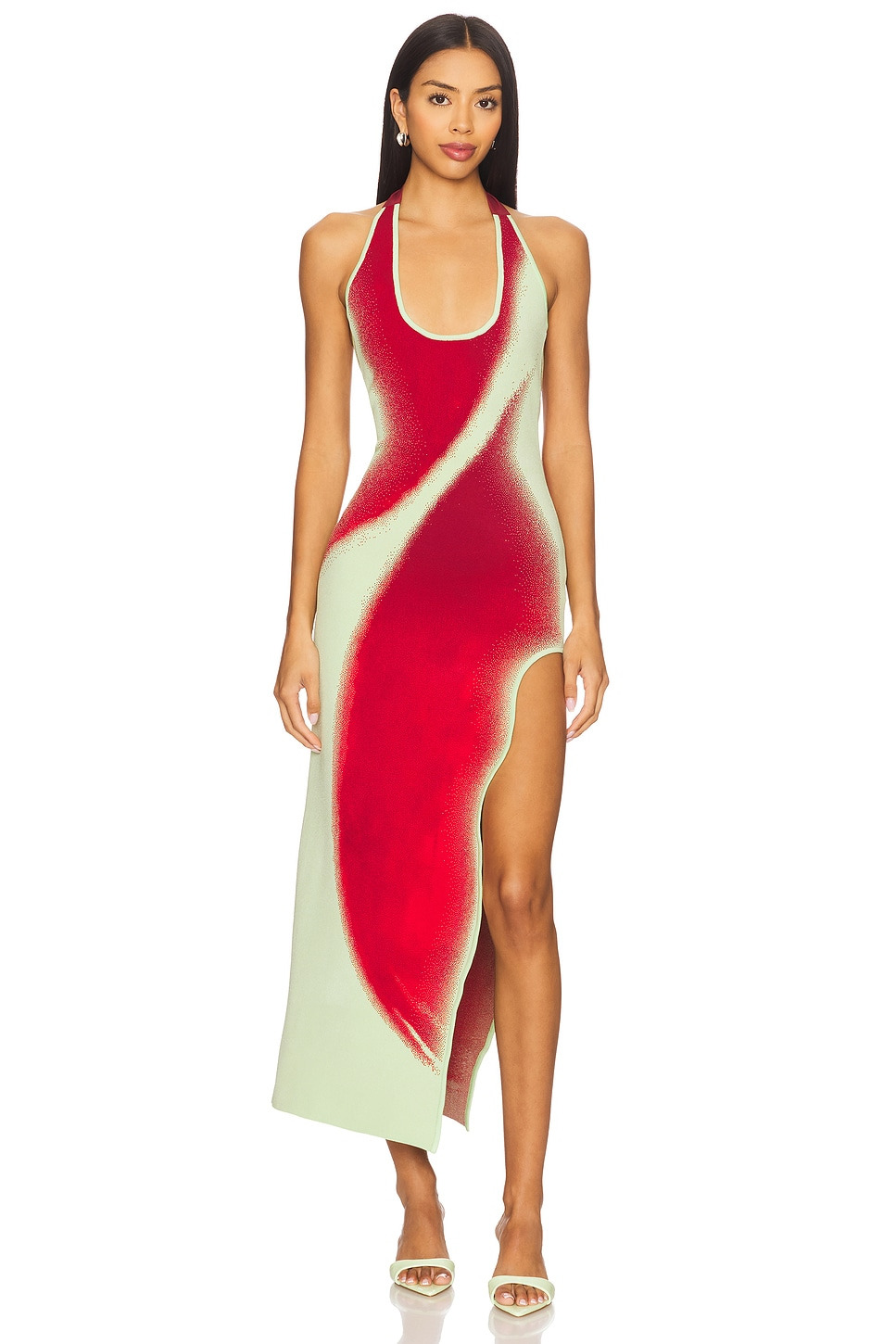 Noah Halter Neck Long Dress - 1