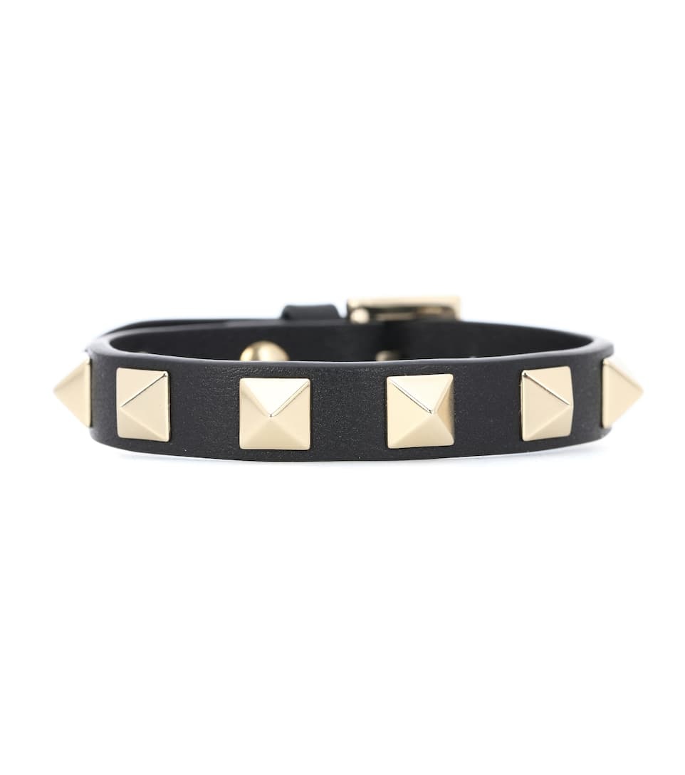 Valentino Garavani Rockstud leather bracelet - 1