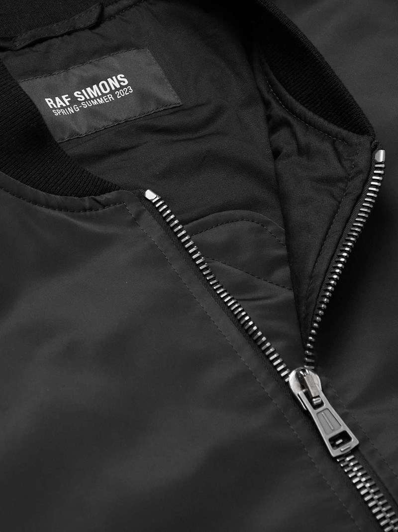 Oversized Logo-Appliquéd Shell Bomber Jacket 5