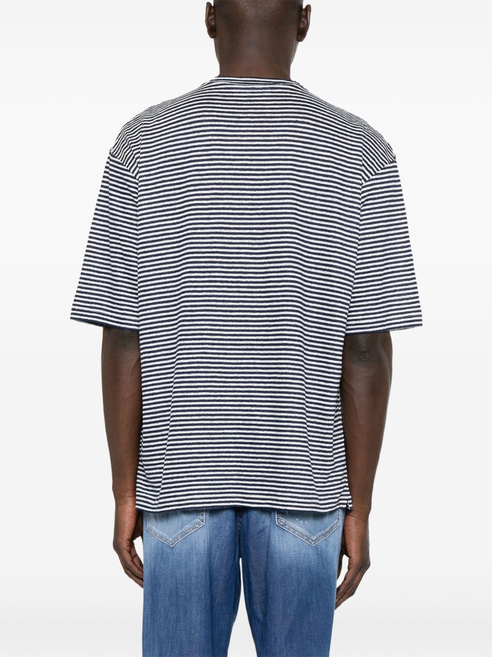 logo-embroidered T-shirt - 3