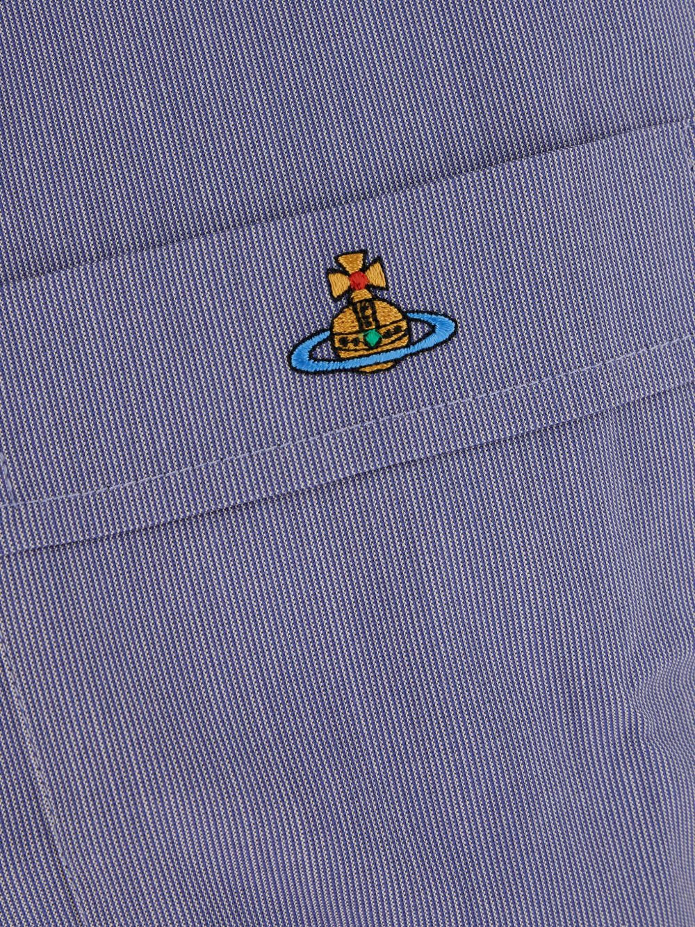 logo-embroidered short-sleeve shirt - 3