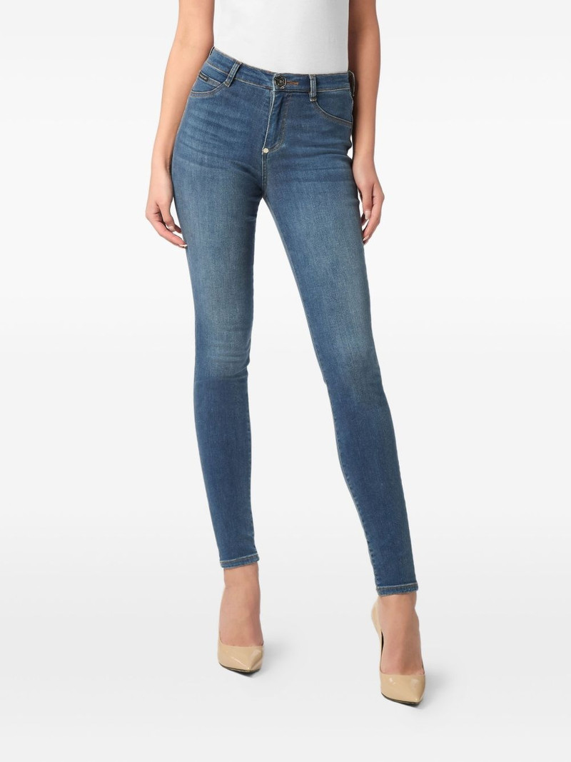 PHILIPP PLEIN stretch-cotton skinny jeans outlook