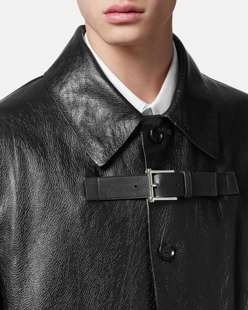Long Leather Coat 5