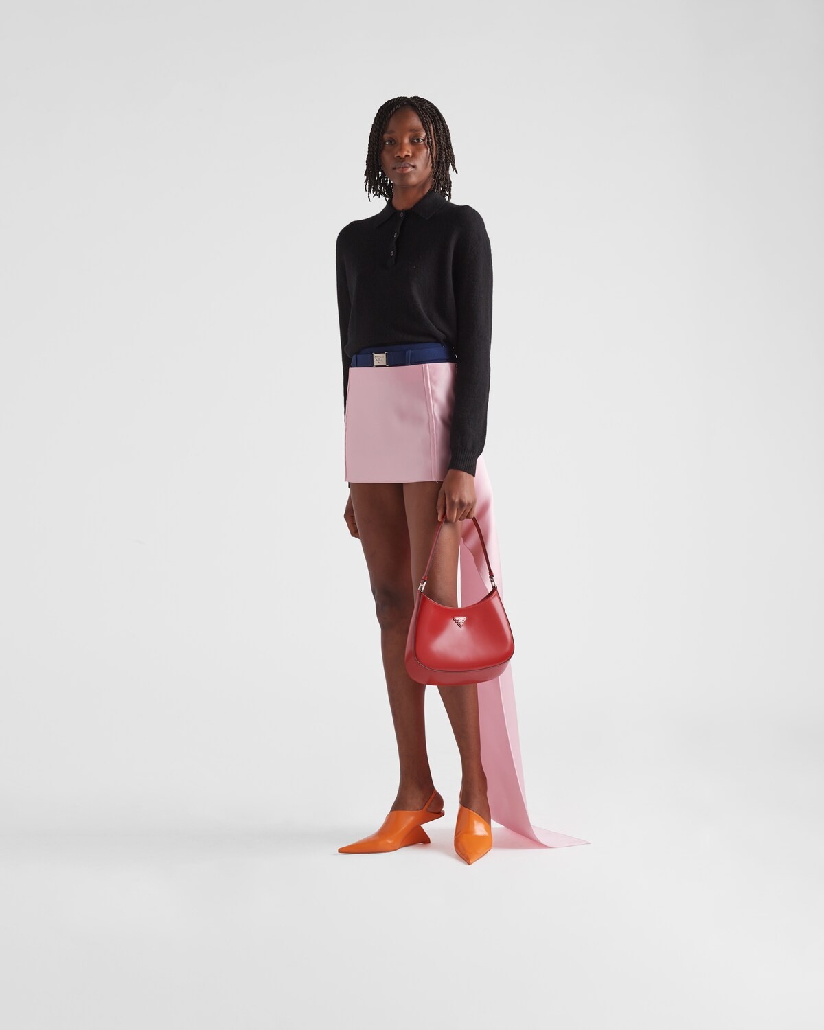 Prada Cleo brushed leather shoulder bag - 2