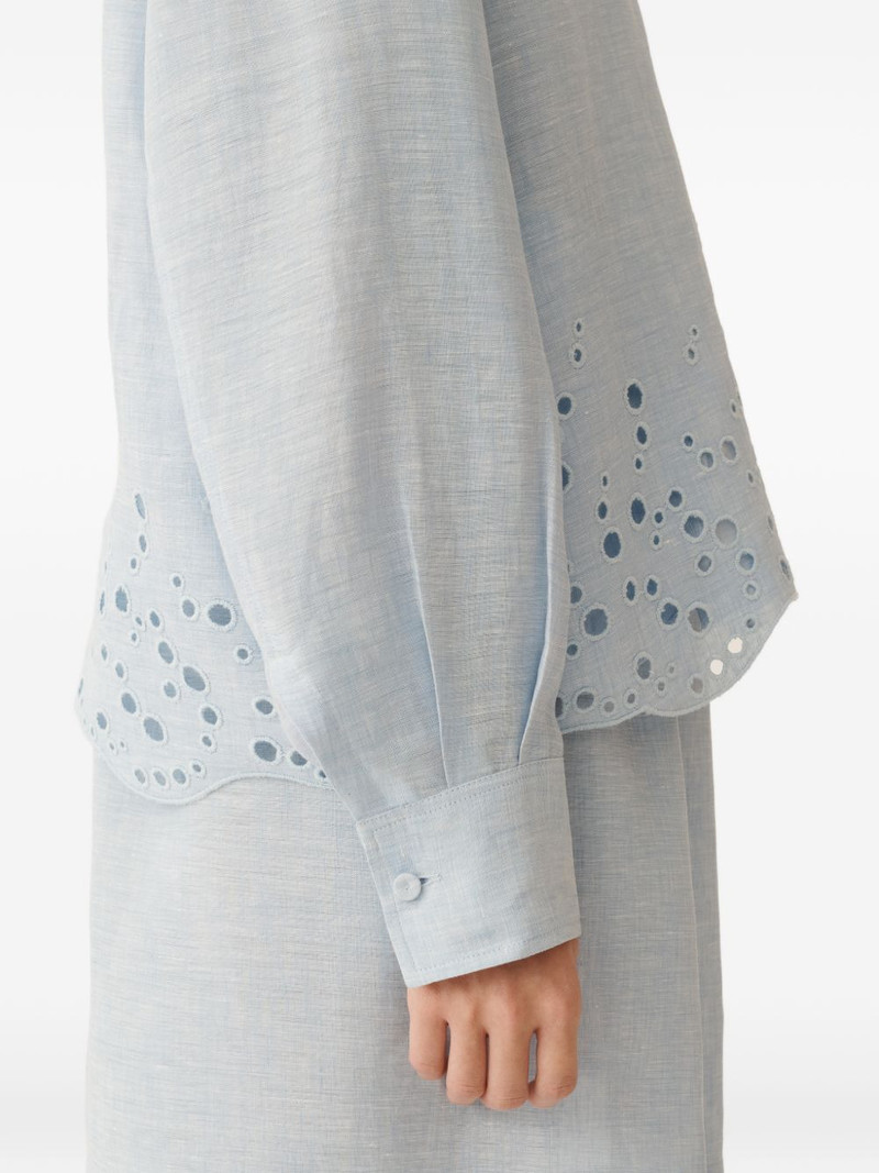 scalloped embroidered shirt 5