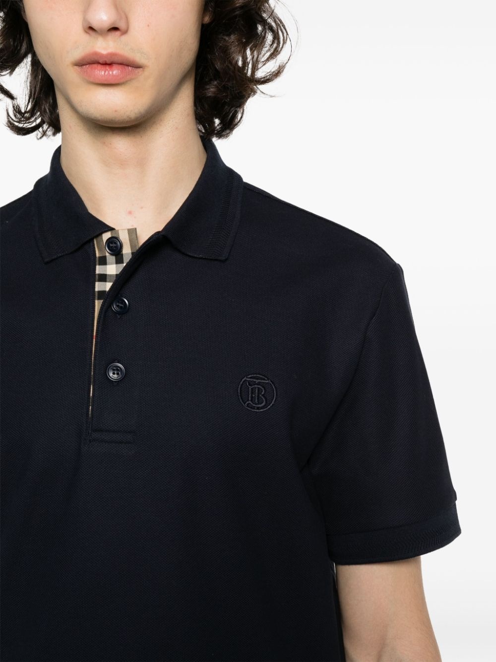 Monogram-motif polo shirt - 5