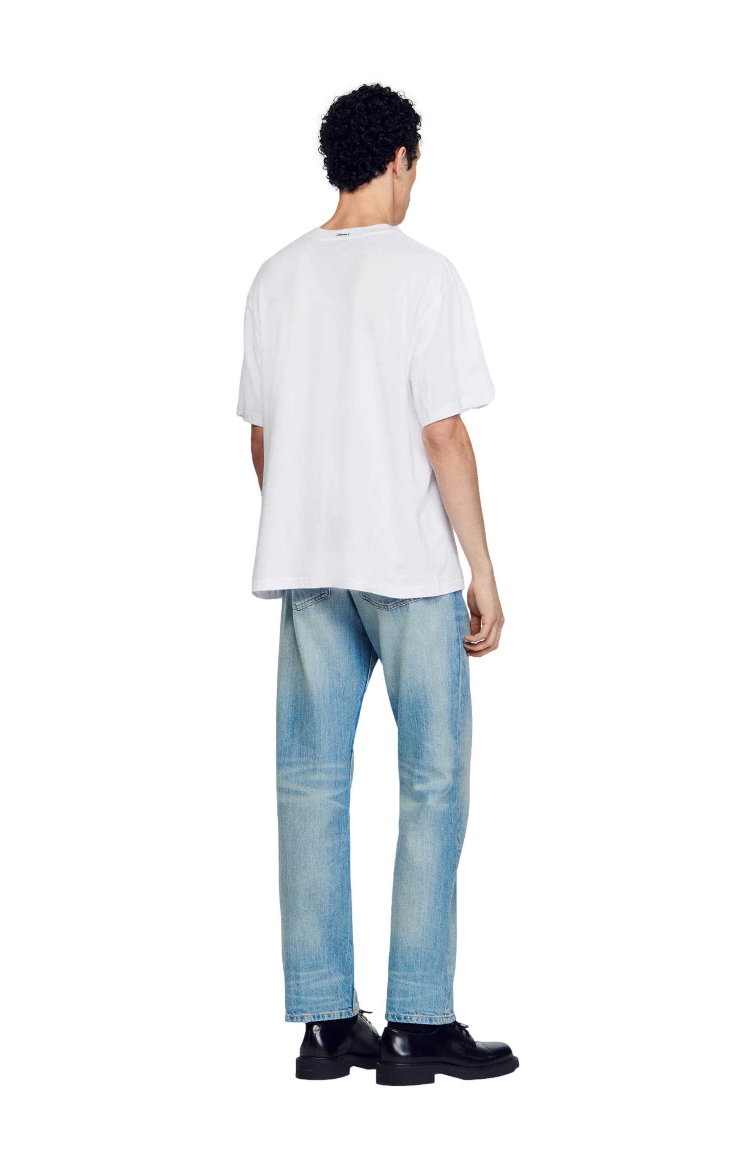 SANDRO Oversized T-shirt in White at Nordstrom - 2