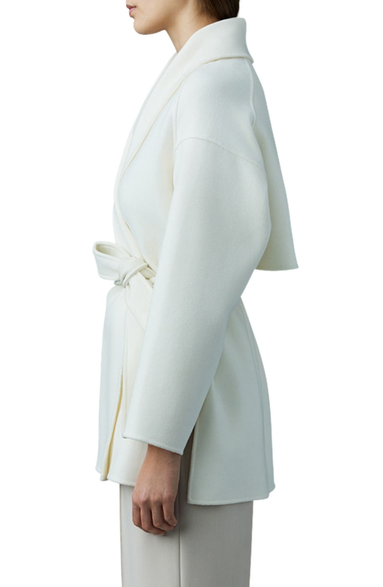 Mackage Tyra Wool Coat in Cream at Nordstrom - 3