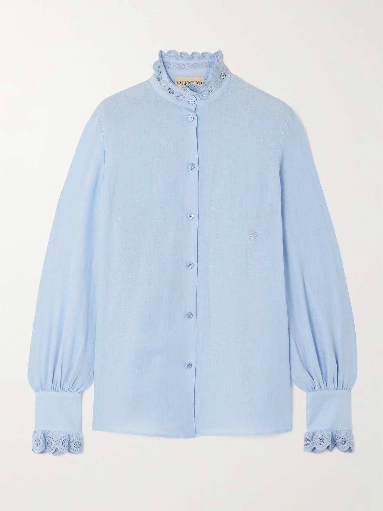Embroidered Linen Shirt - 1