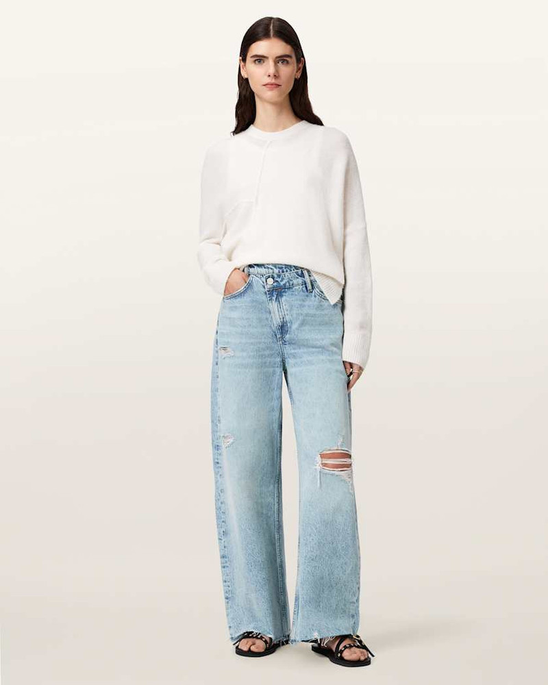 ALLSAINTS AKI MID RISE CROSSOVER JEANS outlook
