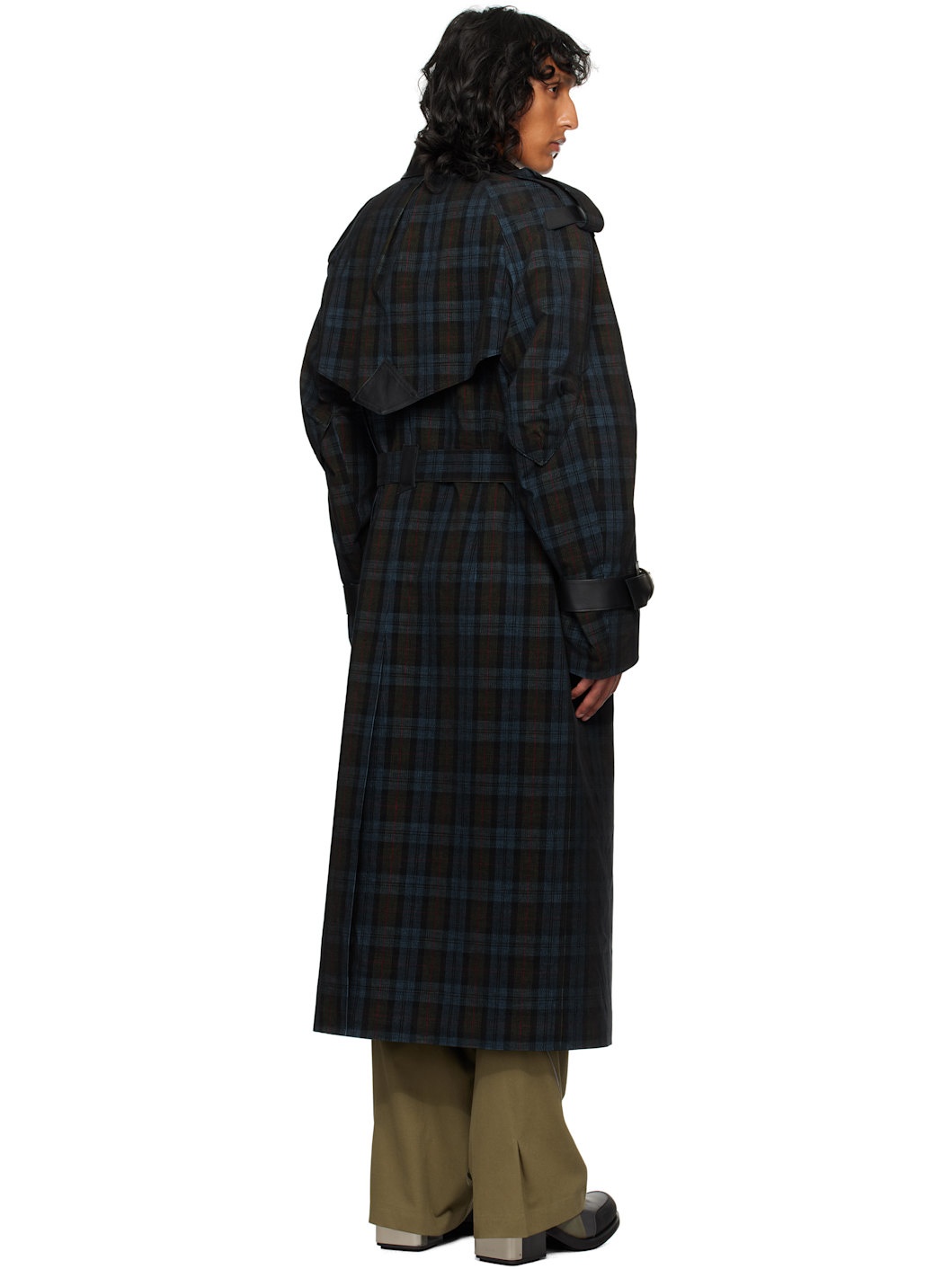 Blue Edward Trench Coat - 3