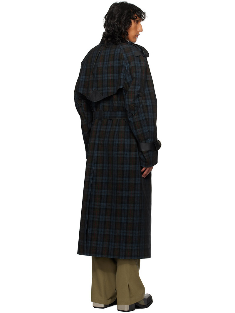 Blue Edward Trench Coat 3