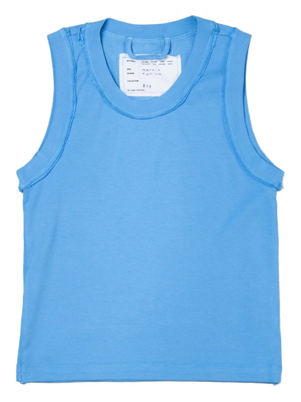 round-neck sleeveless top - 1