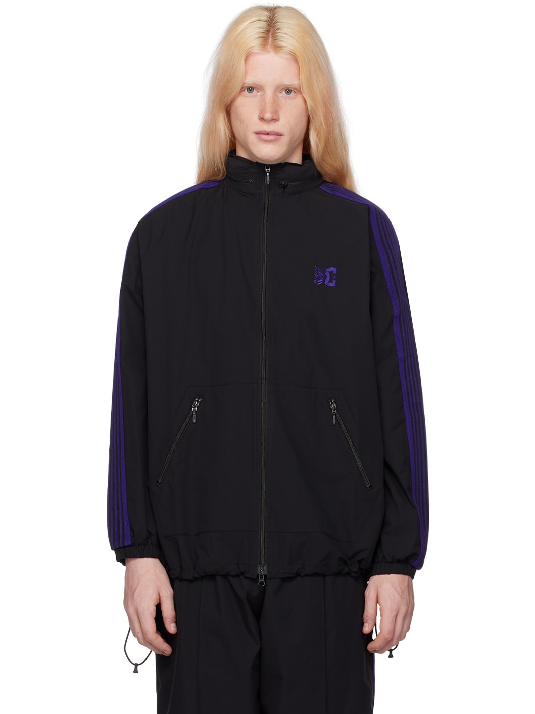 NEEDLES Black DC Shoes Edition Track Jacket | REVERSIBLE