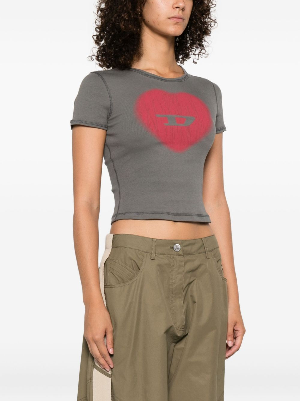 T-Ele heart-print T-shirt - 3
