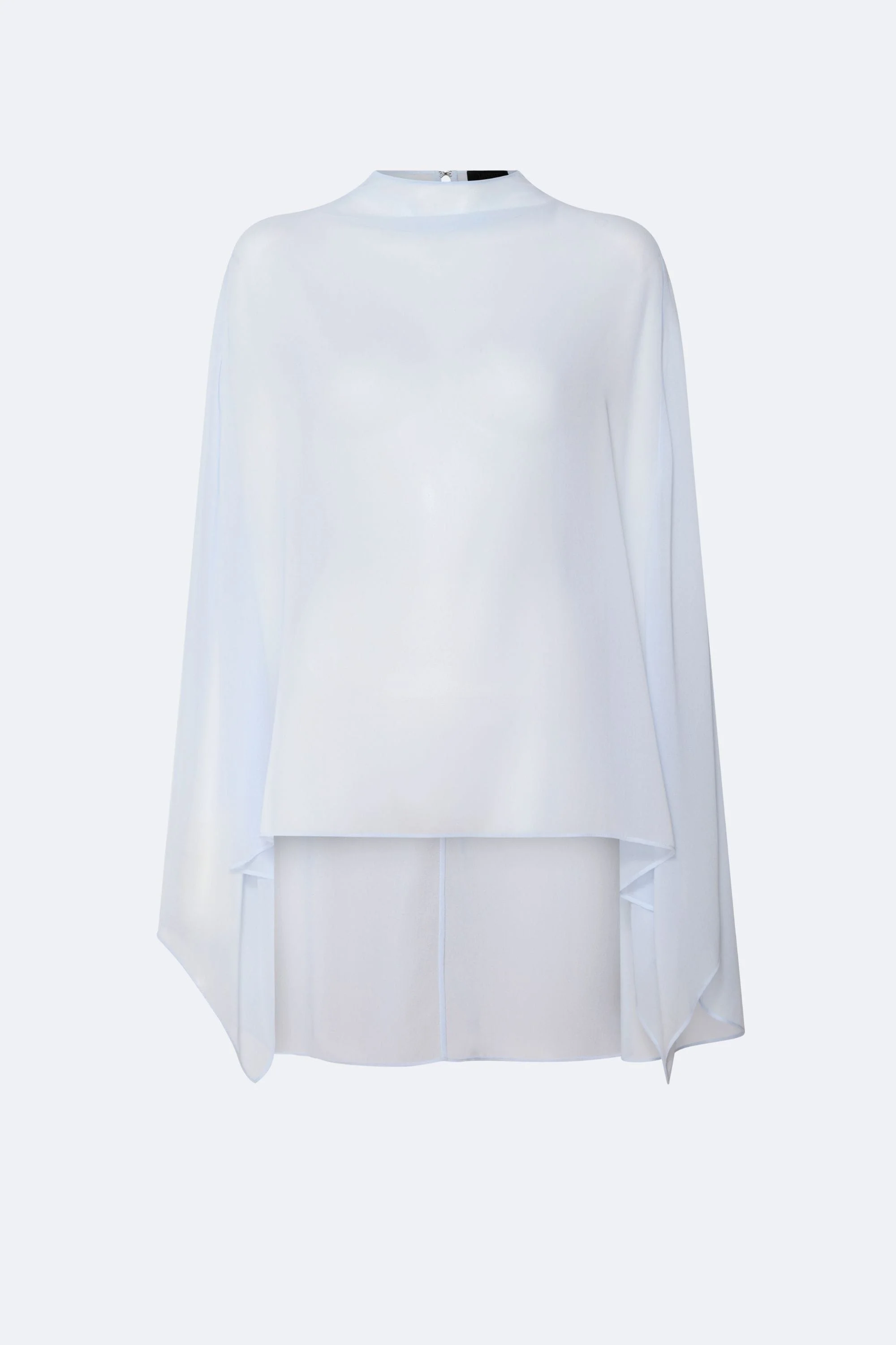Lightweight Georgette Oversized Cape Tee - 1