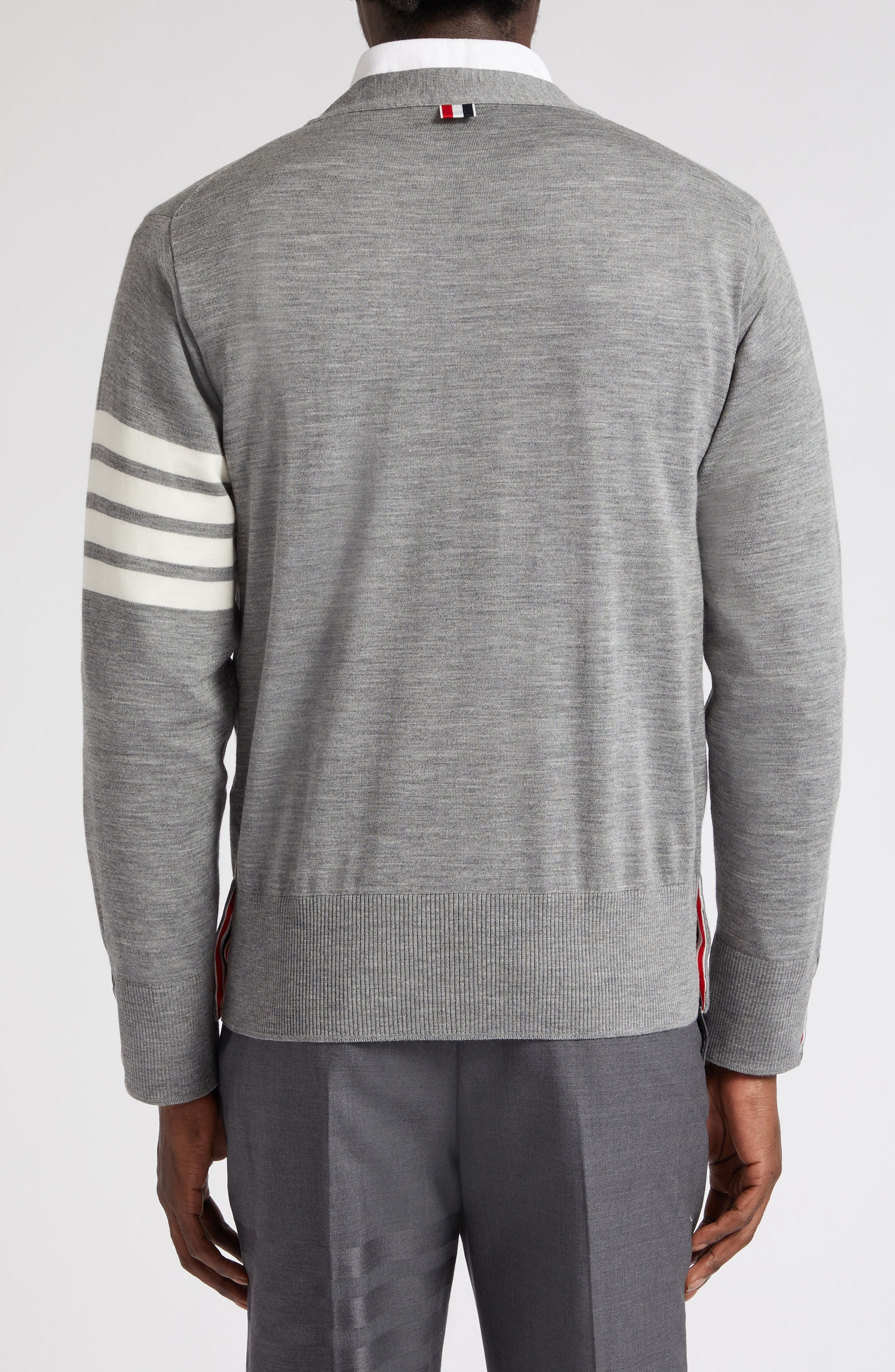 4-Bar Merino Wool Cardigan - 2