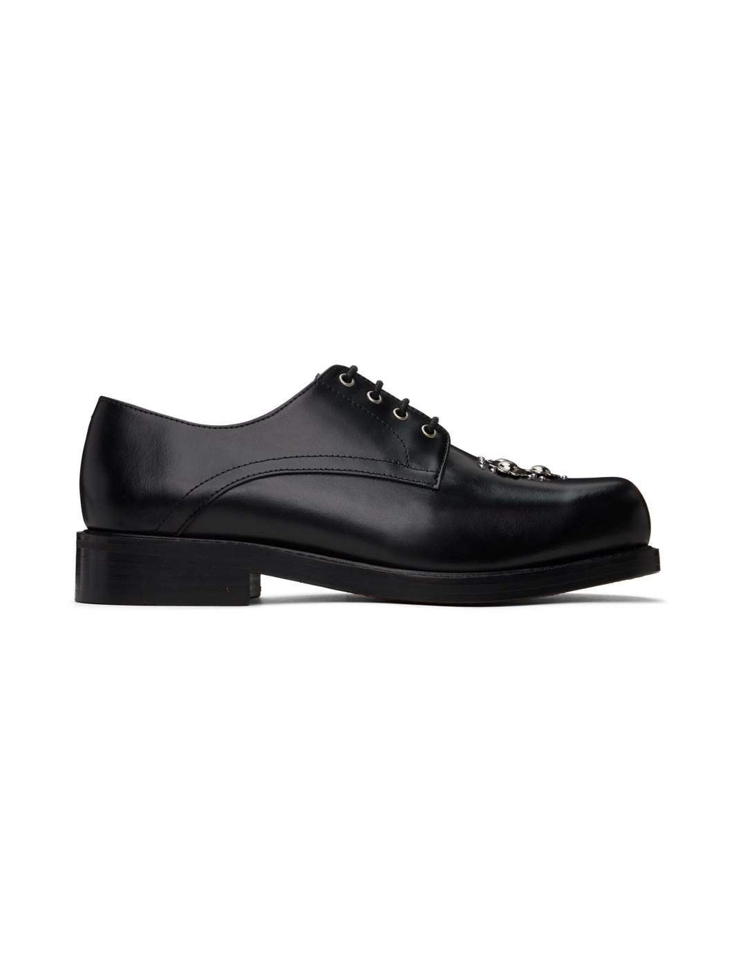 Black Studded Martlett Derbys - 1