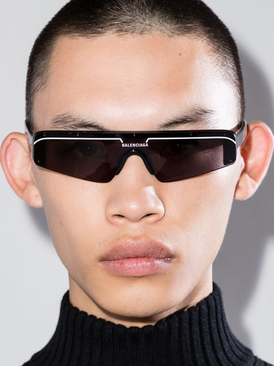 BALENCIAGA visor ski-style sunglasses outlook