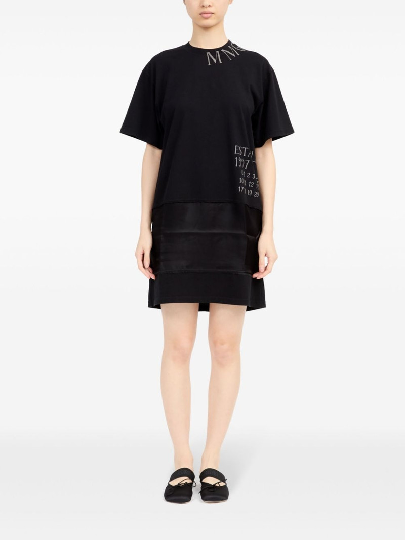 MM6 Maison Margiela logo-print T-shirt dress outlook