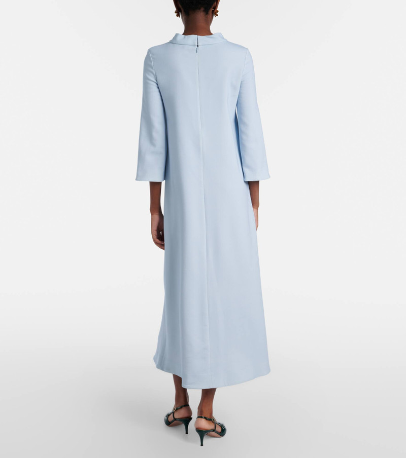 Porcelain Flower wool-blend kaftan 3