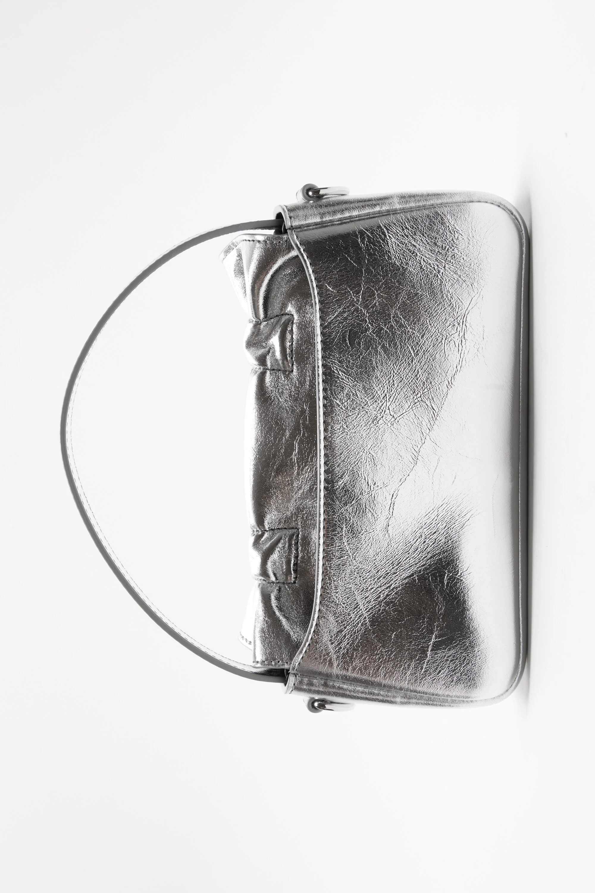 Multipocket micro metallic bag - Silver - 2