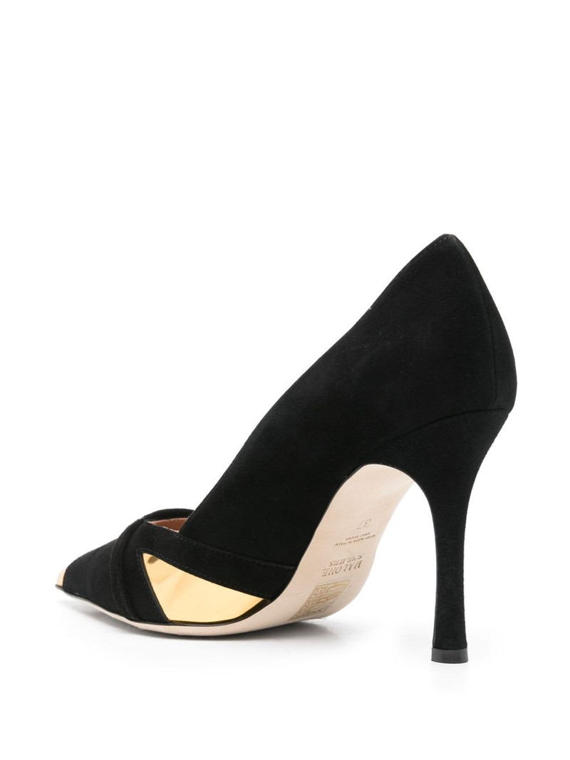 100mm contrasting-panel pumps 3