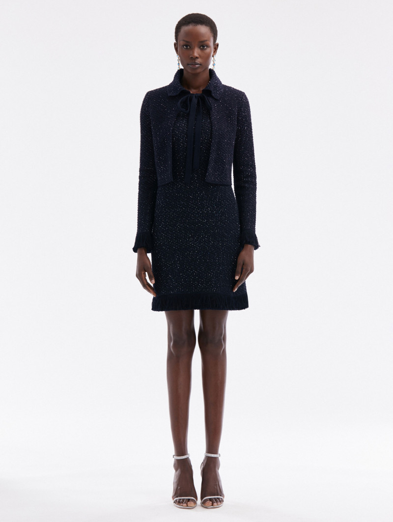 Oscar de la Renta SEQUIN TWEED JACKET outlook