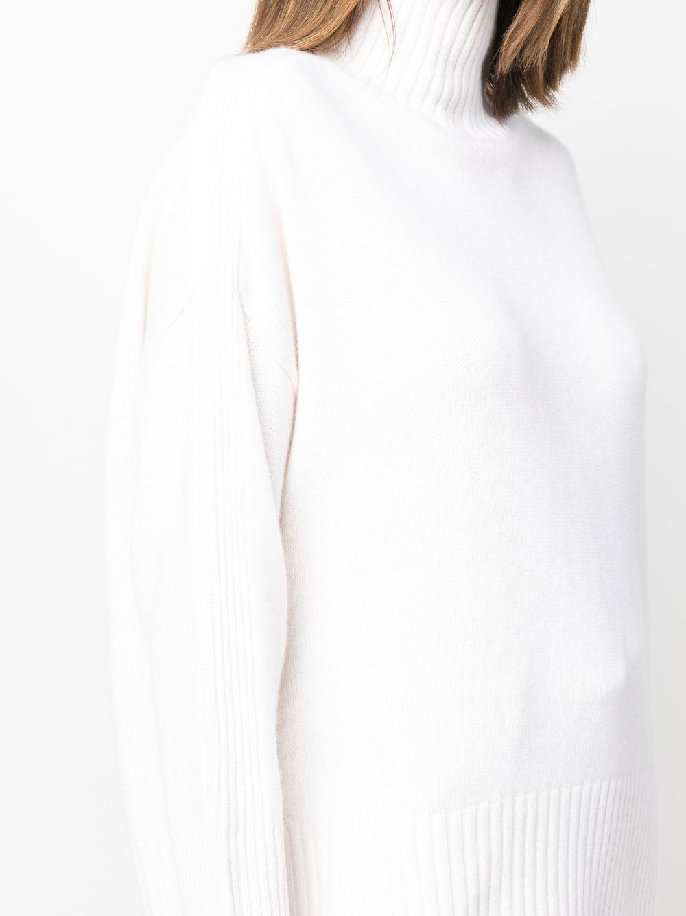roll-neck cashmere jumper - 5