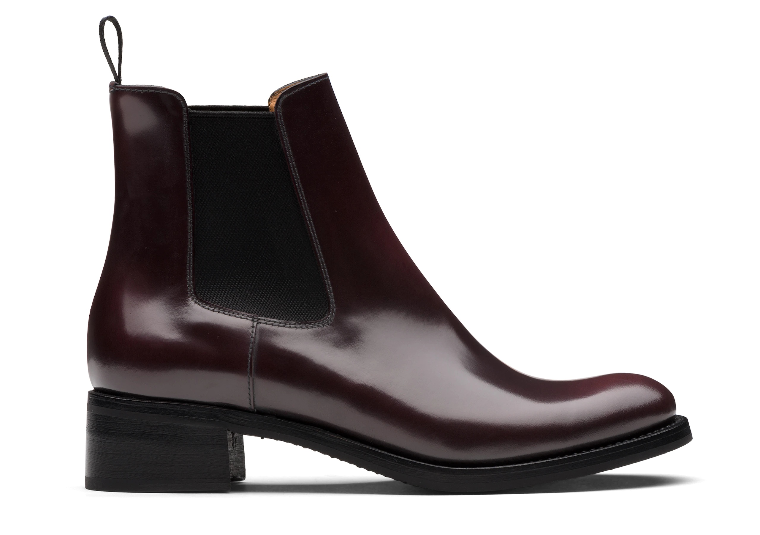 Monmouth 40
Polished Fumè Chelsea Boot Burgundy - 1
