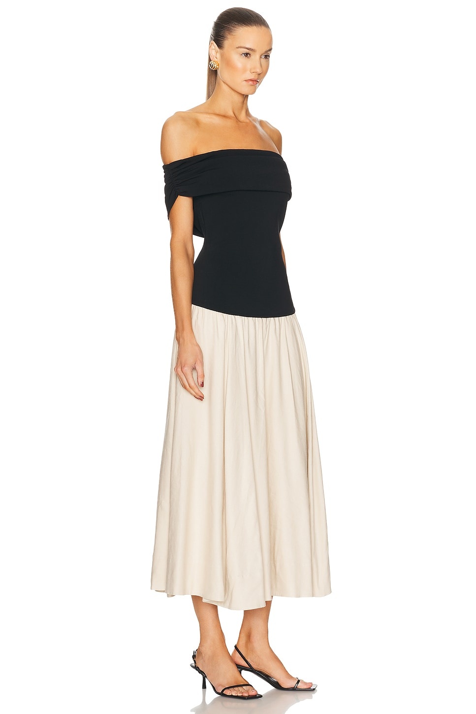 Adaline Off Shoulder Midi Dress - 2