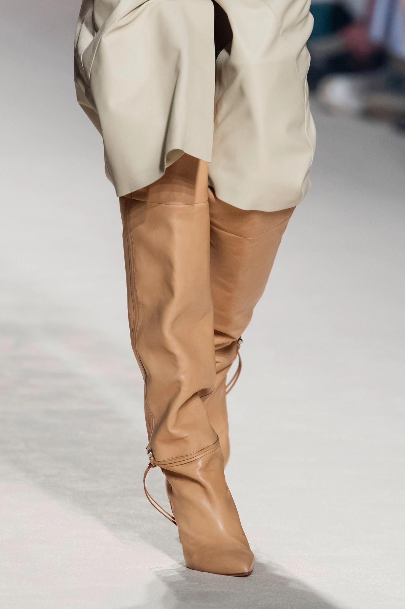 Lazu leather knee boots - 5