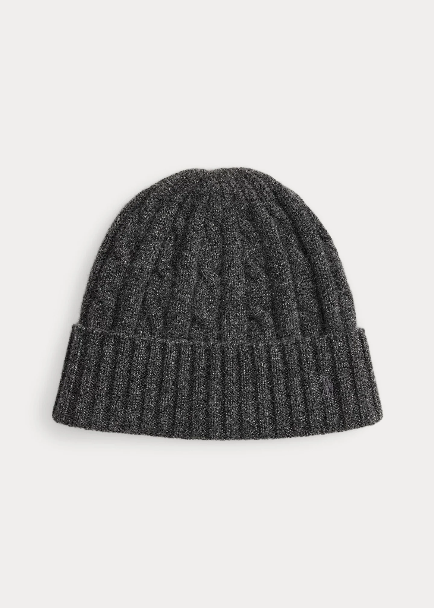 Cable-Knit Cashmere Beanie - 1