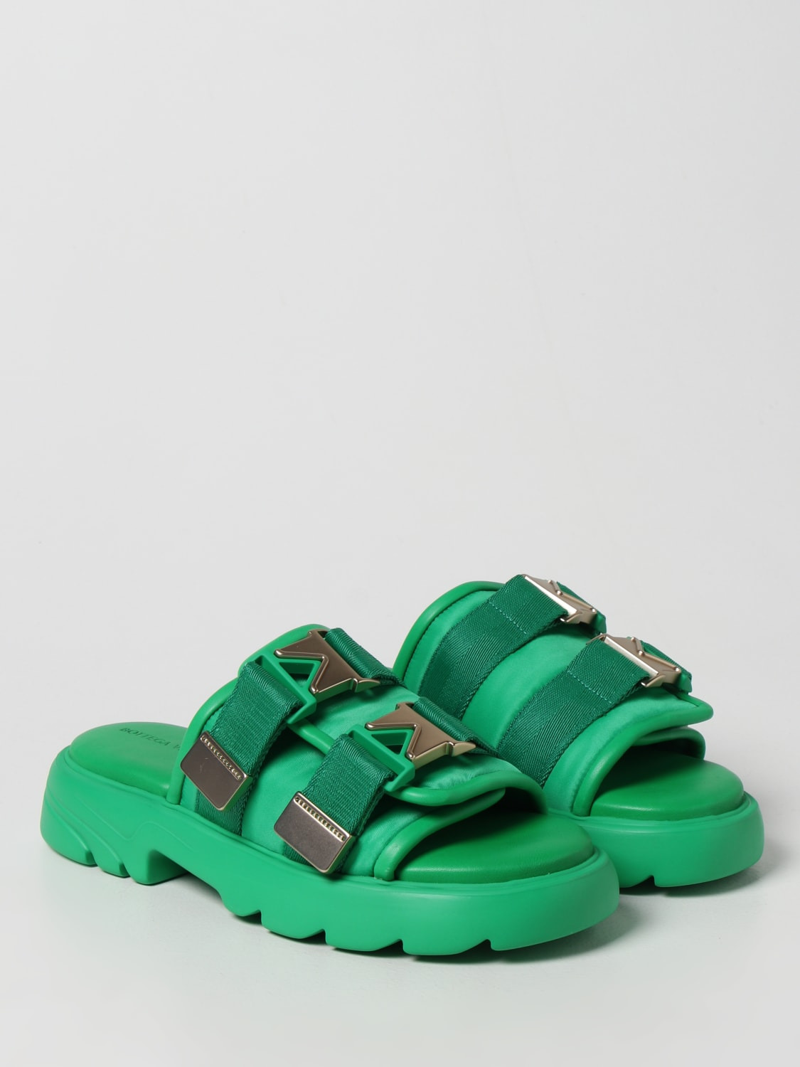 Bottega Veneta Flash rubber and canvas sandals - 2