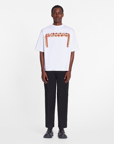 Lanvin CURB LANVIN EMBROIDERED OVERSIZED T-SHIRT outlook