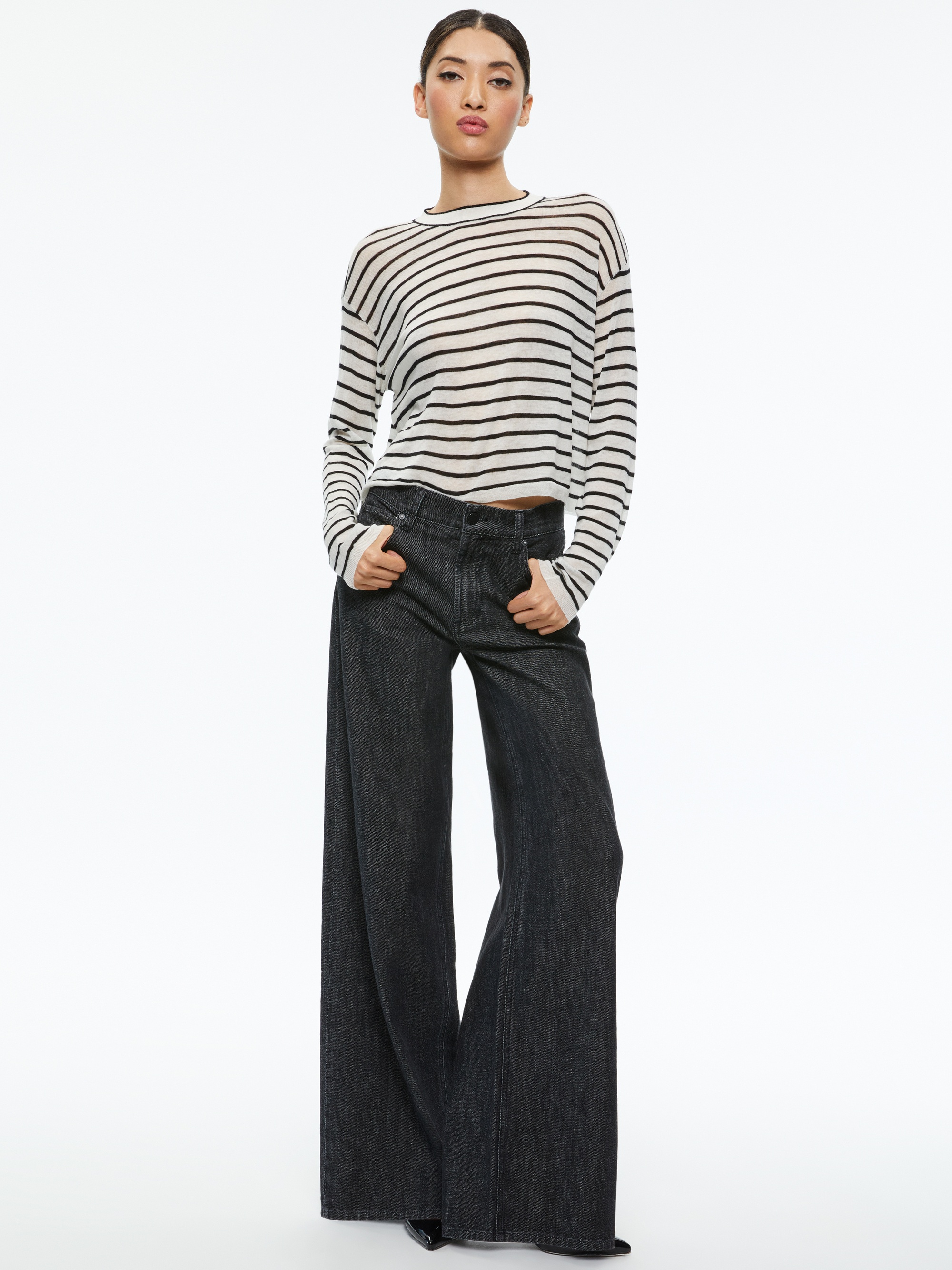 TRISH MID RISE BAGGY JEAN - 7