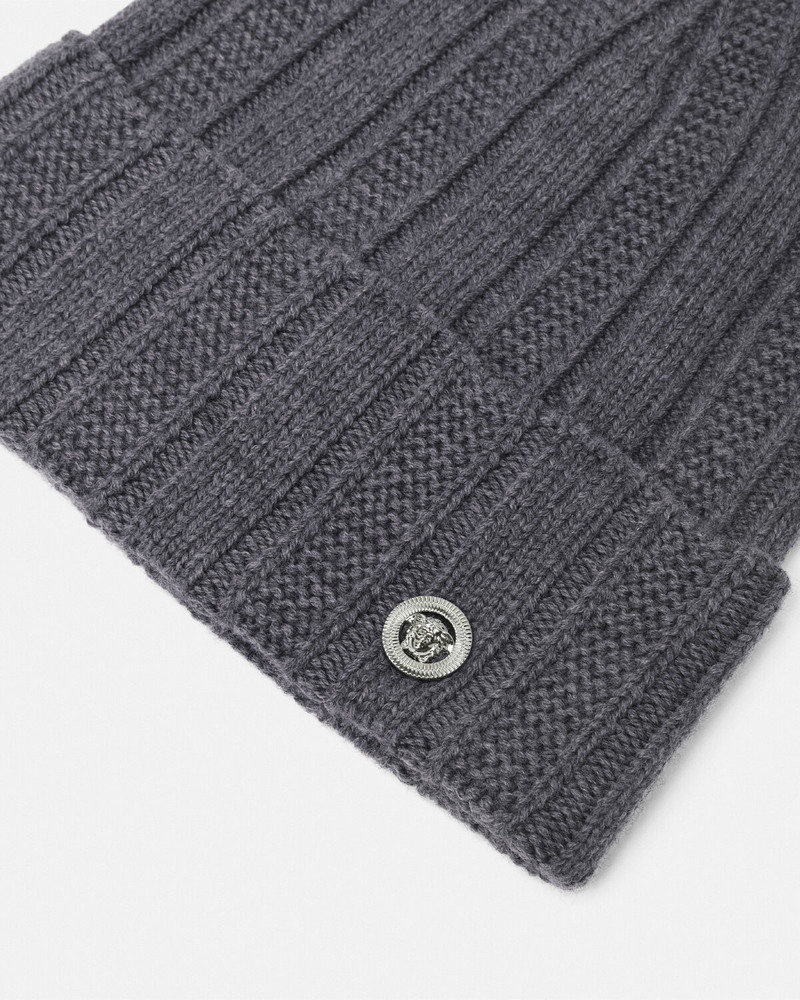 VERSACE Medusa Ribbed Knit Beanie outlook