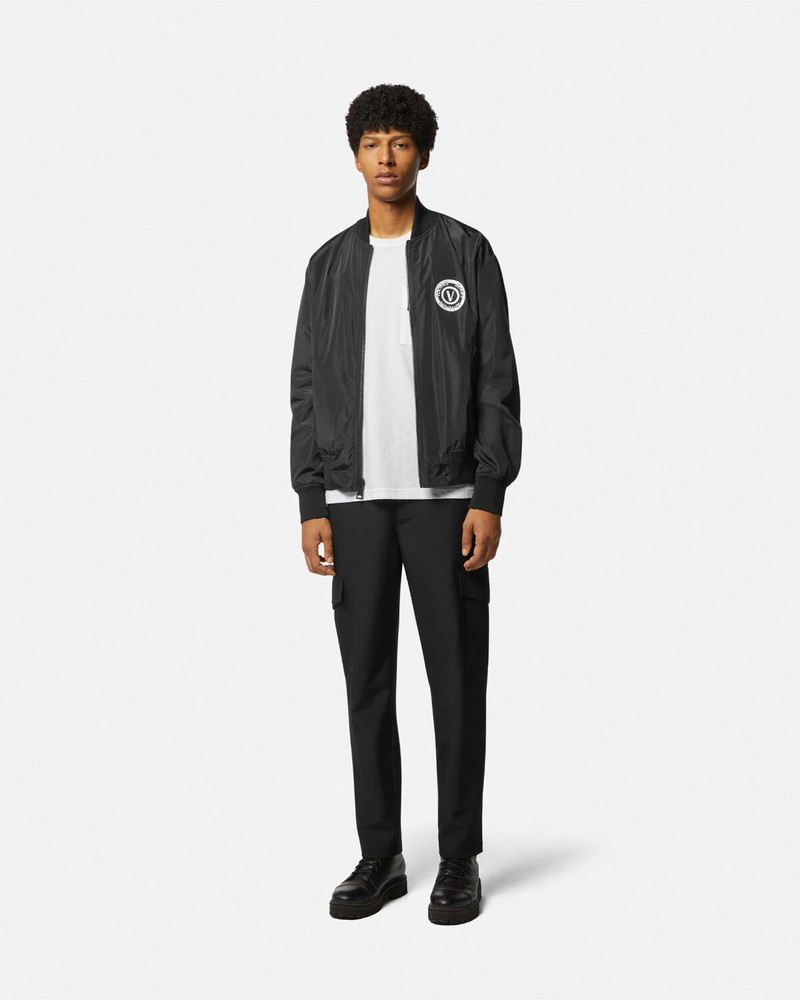 VERSACE JEANS COUTURE Watercolor Couture Reversible Bomber Jacket outlook