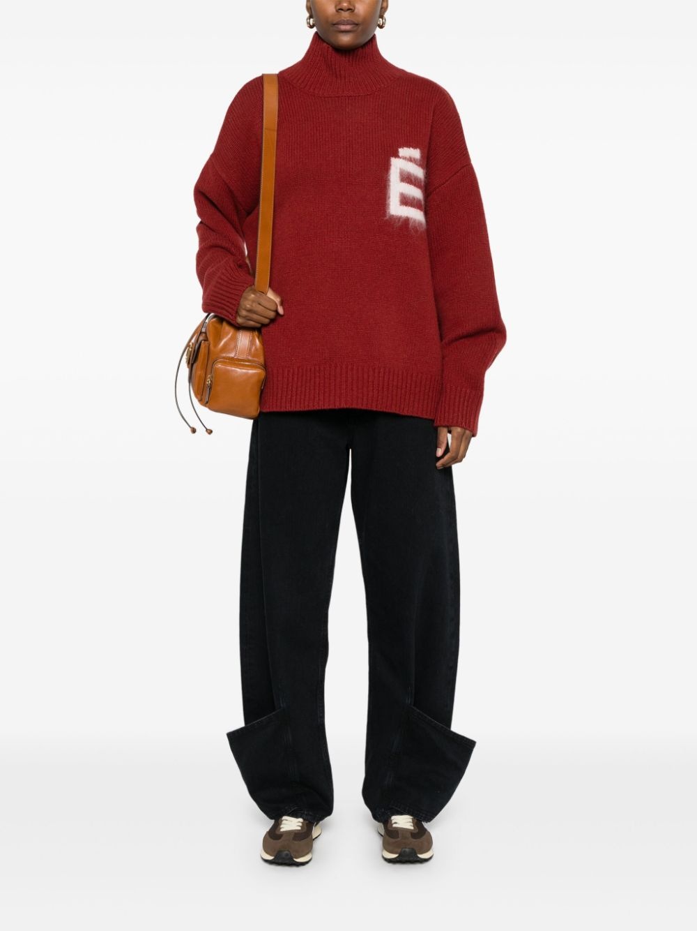 high-neck sweater - 2