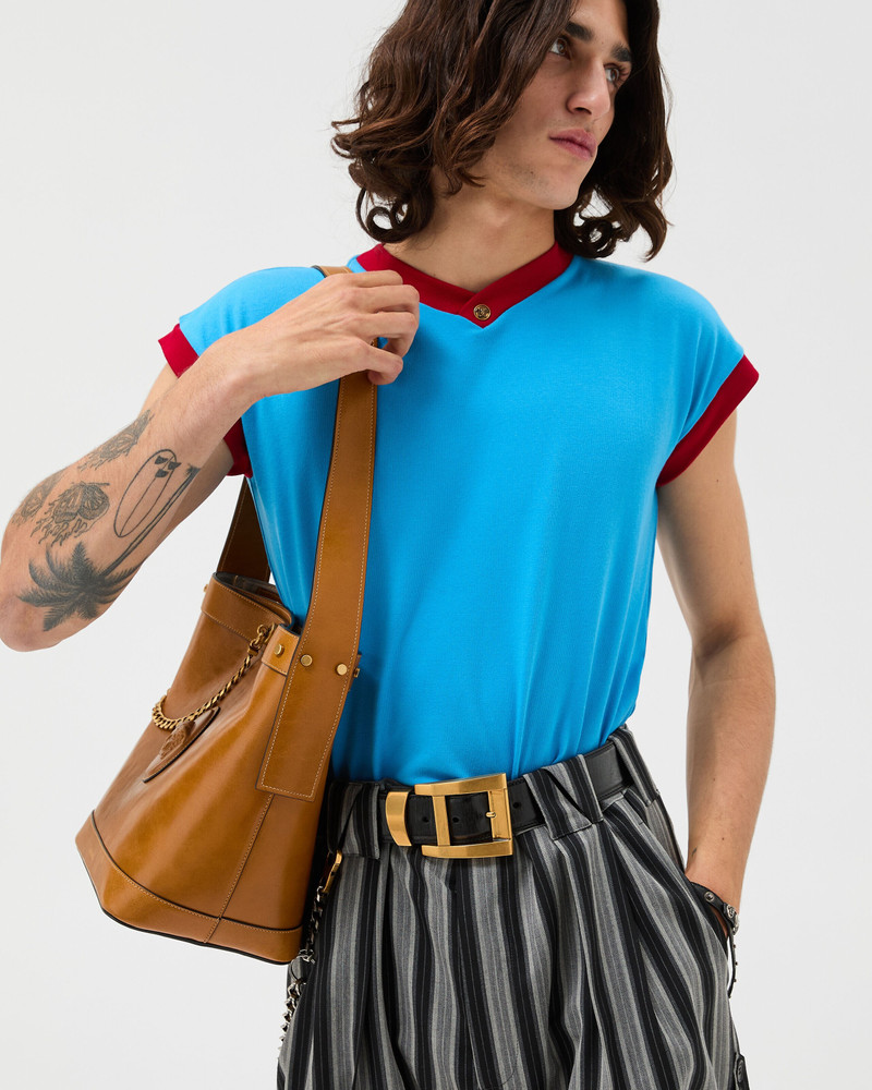 VERSACE Stretch Cotton-Jersey Slim T-Shirt outlook