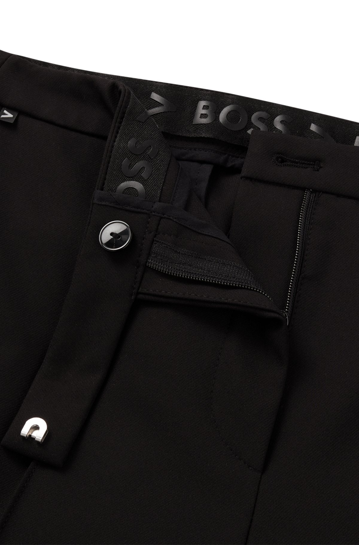 SKINNY-LEG TROUSERS IN PERFORMANCE-STRETCH FABRIC - 6