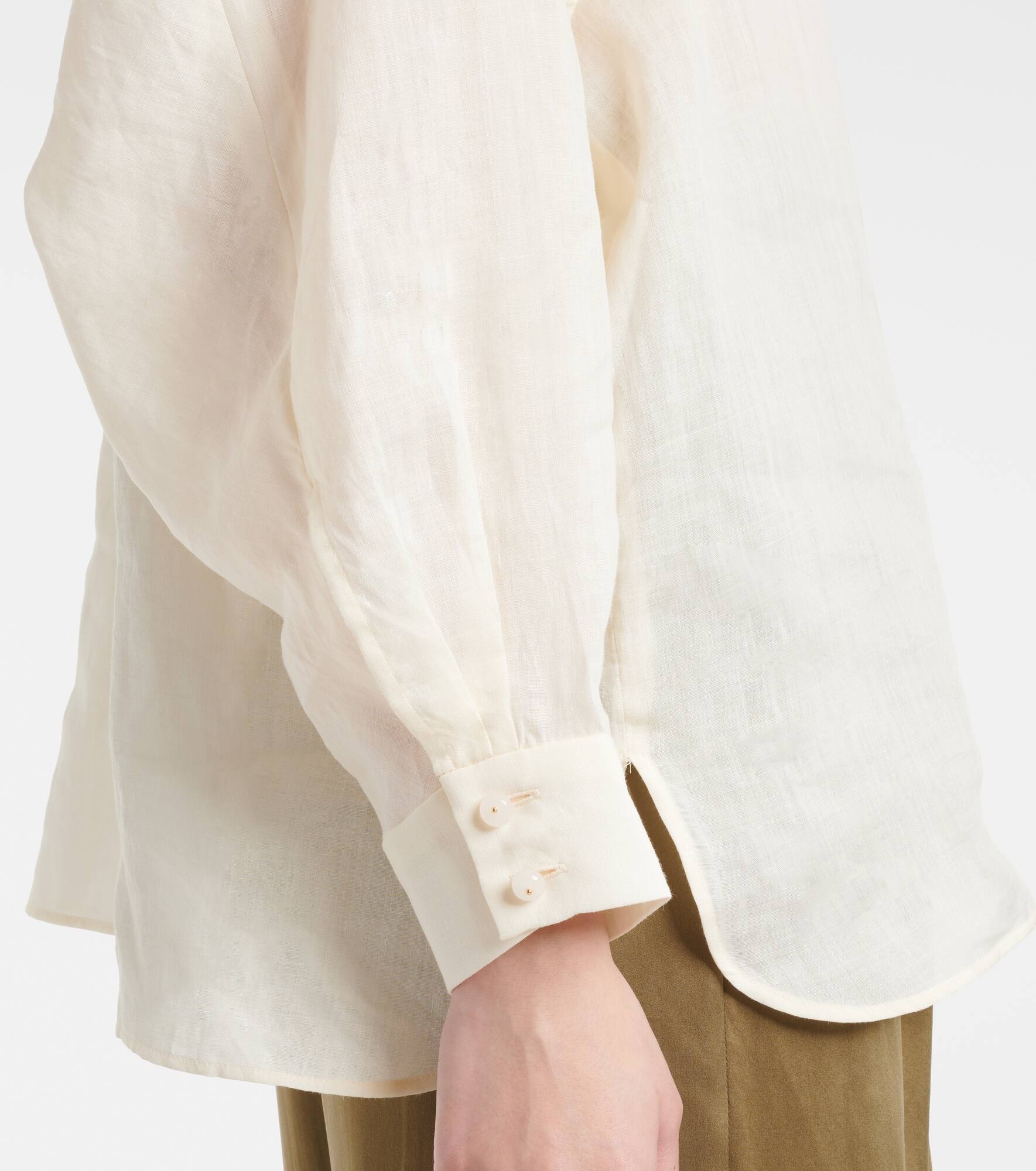 Crush ramie shirt - 5
