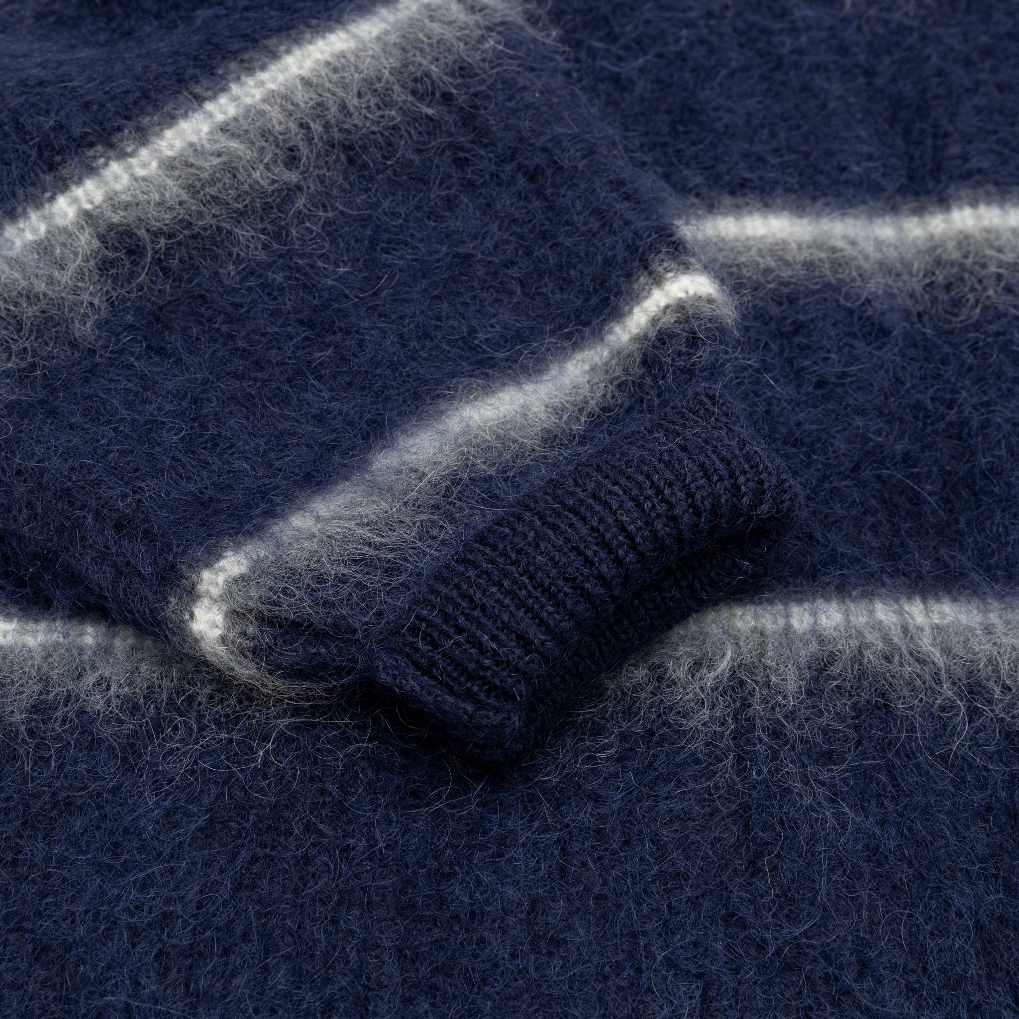 STRIPED MOHAIR SWEATER - 3
