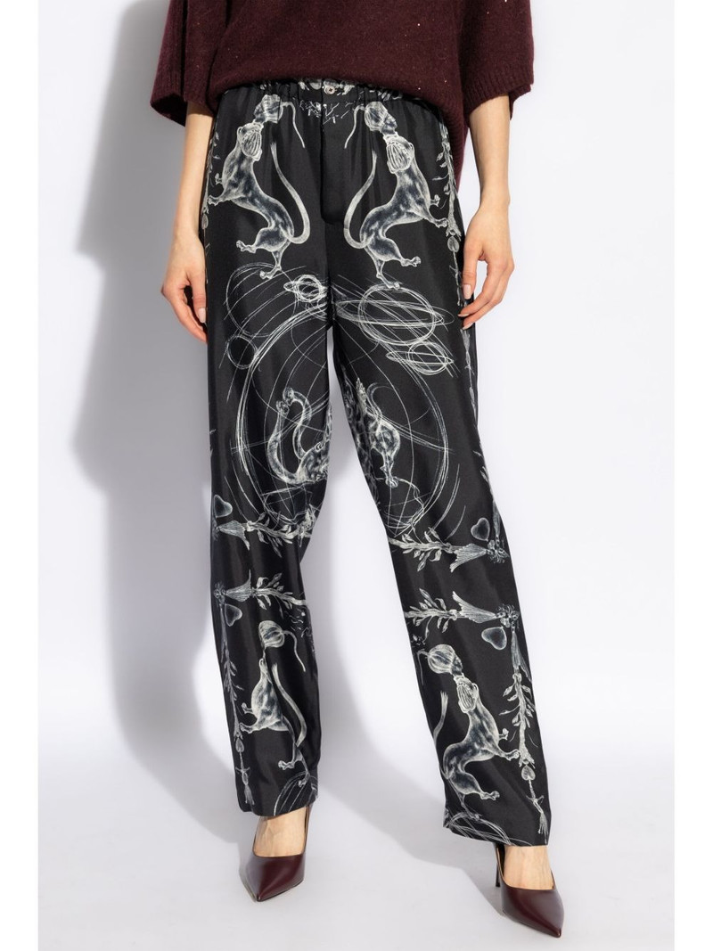abstract print trousers 3