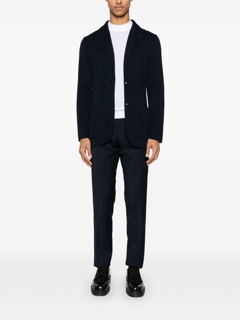 LARDINI knitted blazer outlook