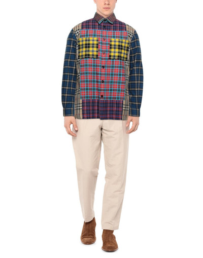 Burberry Red Men's Checked Shirt outlook