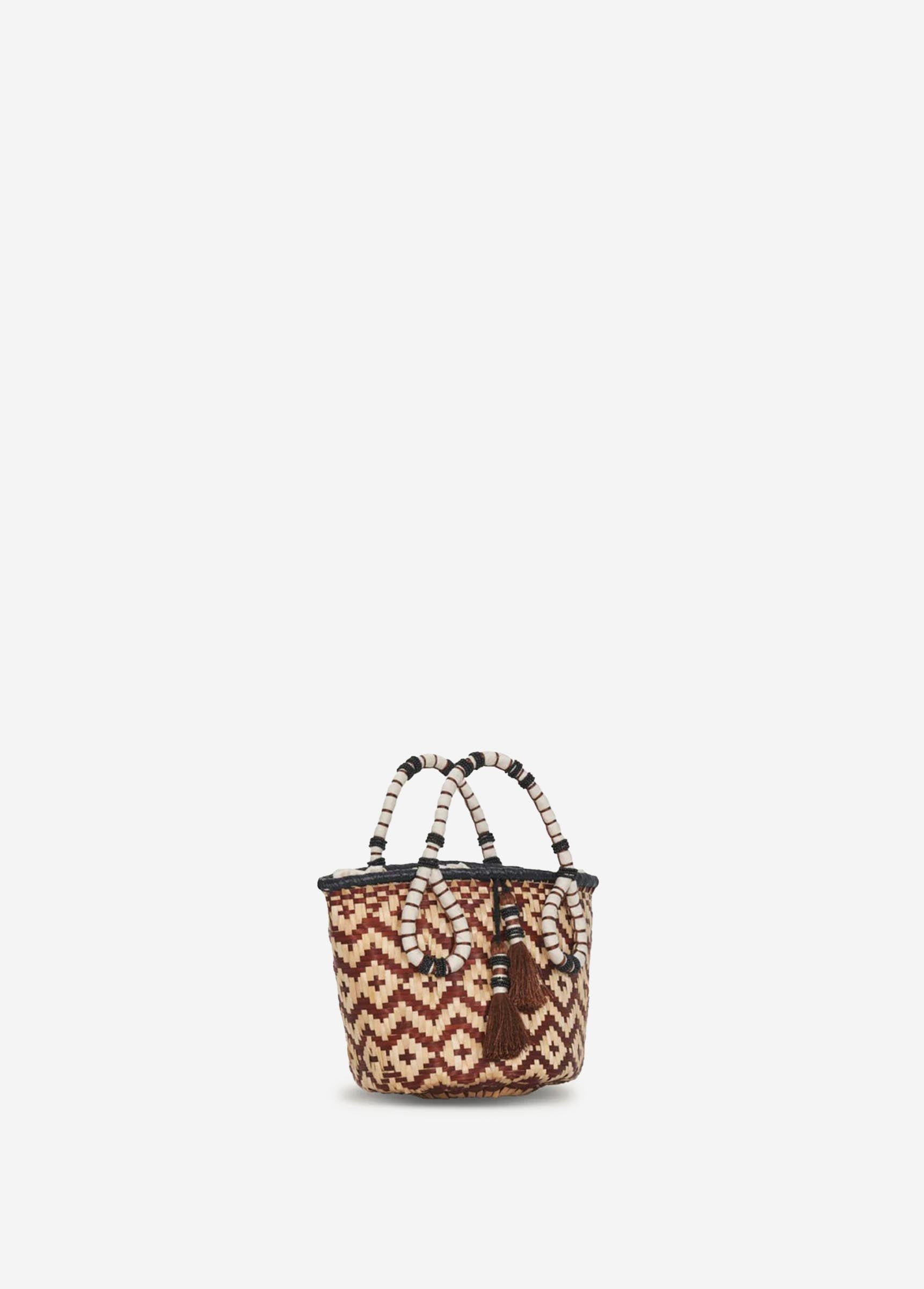 RAFFIA CUBE BAG - 2