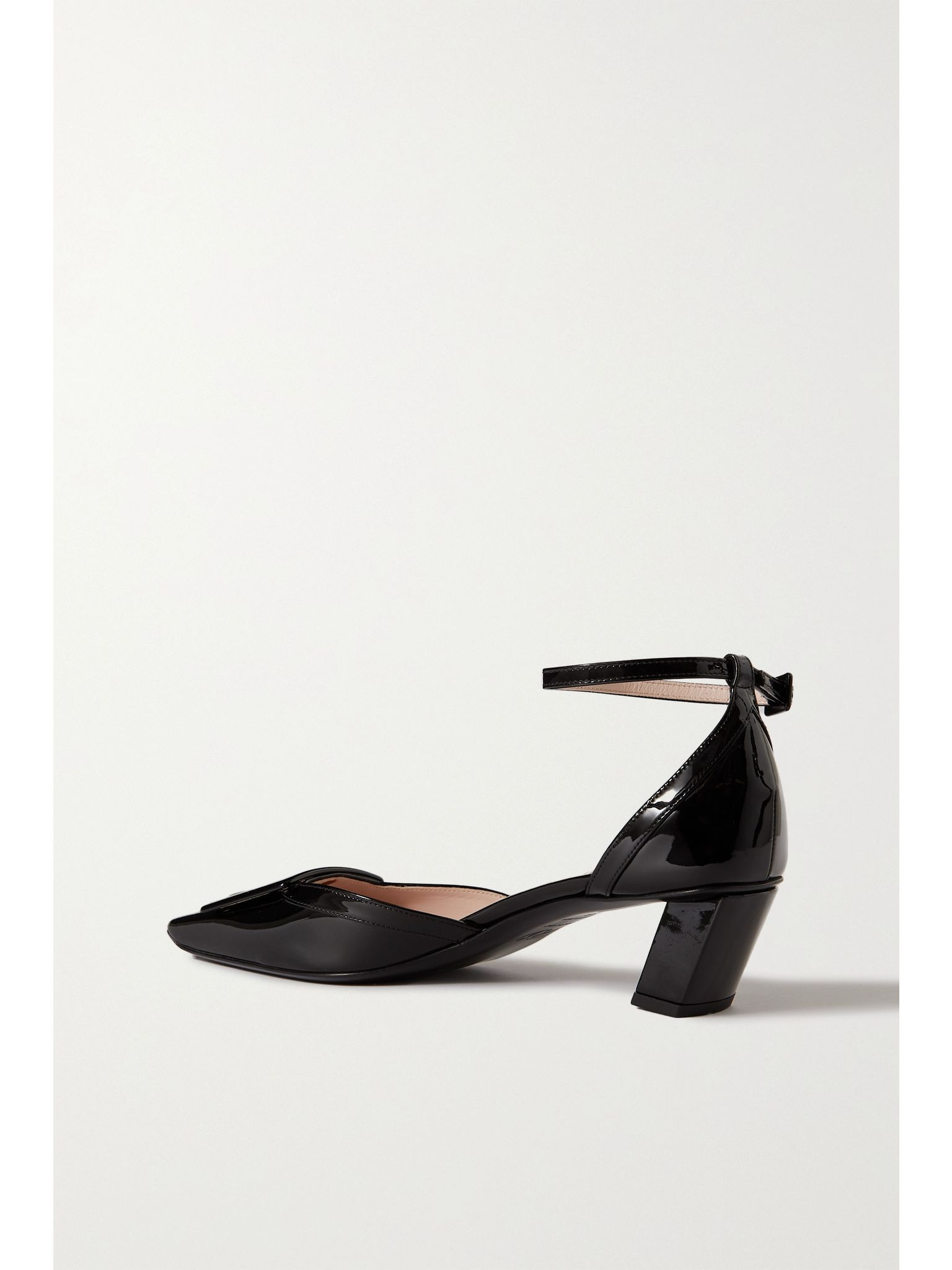 Belle Vivier 45 patent-leather pumps Black - 3